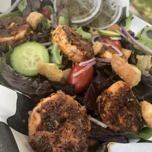 Blackened Shrimp Salad