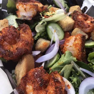 Blackened Shrimp Salad