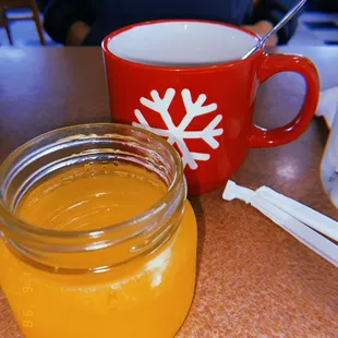 mango mimosa &amp; coffee