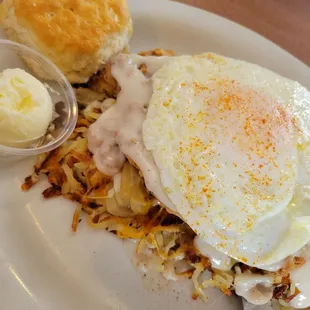 haystack $14.95...substituted with chicken fried steak for extra $2