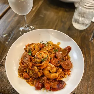paella, food
