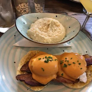 Bacon, Egg and Cheese Benedict