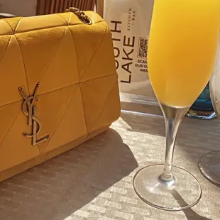 Mimosas on the patio