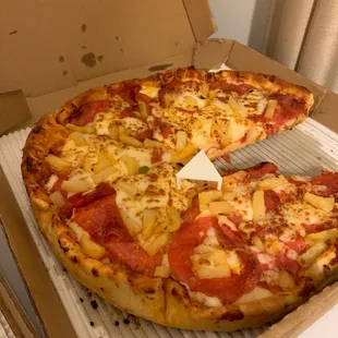 Pepperoni add pineapple