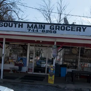 the front of the store