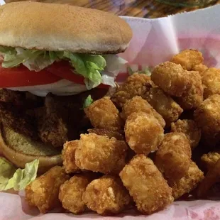 Chuck wagon sandwich.
