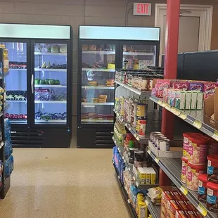 a grocery store aisle