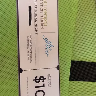 Yelp Voucher for fresh groceries