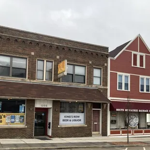 the outside of the building