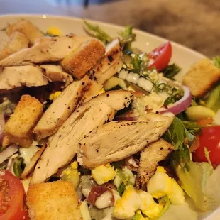 Salad...it was ok.a little dry so I took the chicken out then it was delish