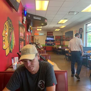 Every other table for social distancing