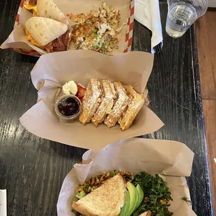 Sweet Potato Hash, Belgian Waffle, Man Bun