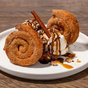 Helado con Churros