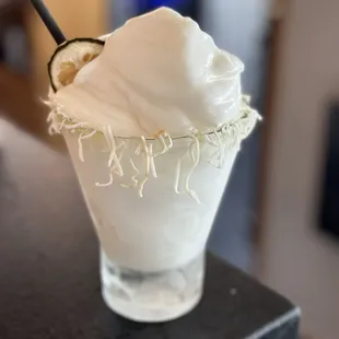 Toasted Coconut (frozen) margarita