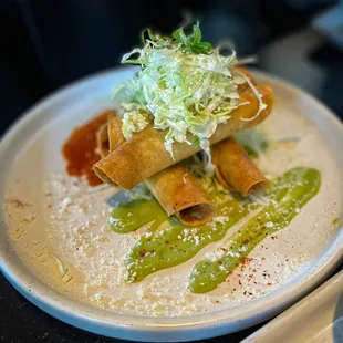 Taquitos we're so good and fresh