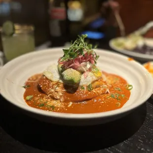 Brirra Stacked Enchiladas