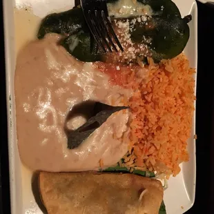 Seafood Stuffed Chili Relleno