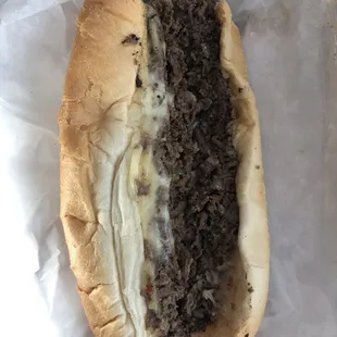 Philly cheesesteak w/ pepperjack cheese