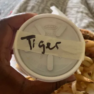 Don't forget this amazing sauce!