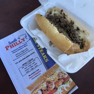 7" Cheesesteak with White American Cheese