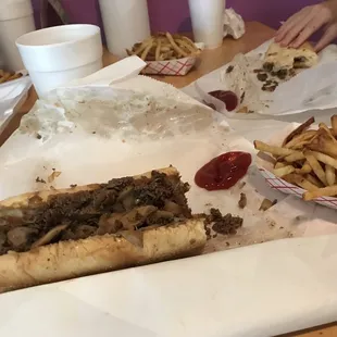 Mushroom steak w/ Provolone