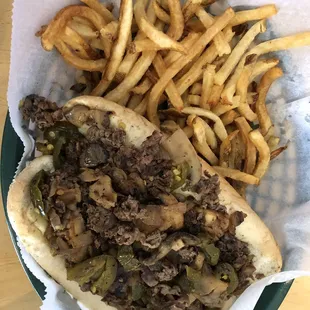 Philly Cheese Steak Sandwich