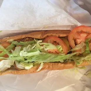 Shrimp poboy - 12 inch