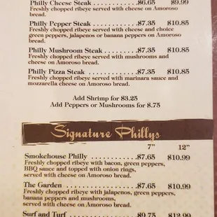 Their signature items