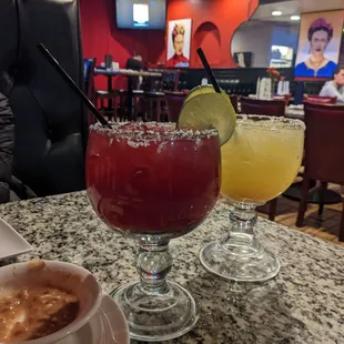 Pomegranate and Cadillac Margaritas