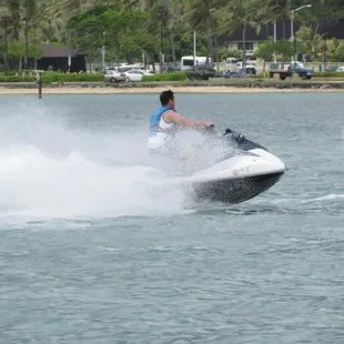 Jet Skiing at South Pacific Hawaii