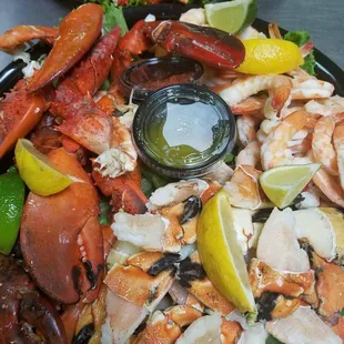 Seafood platters made to order!