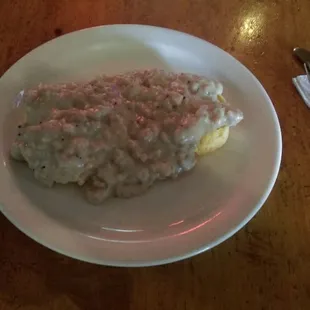 Saturday's Special- Biscuits and Gravy ONLY $3.50