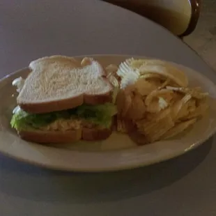 Ham Salad w/ chips and pasta salad ONLY $4.50