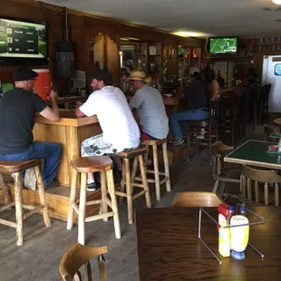 a locals' bar with occasional tourist ...