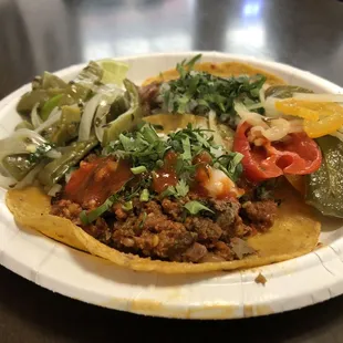 Pancita taco, barbacoa taco