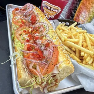 Golden Roasted Turkey Hoagie