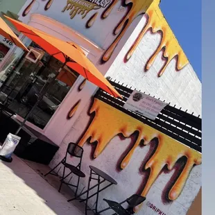 Shaded Outdoor seating available