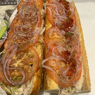 Golden Roasted Turkey Hoagie