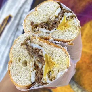 Steak, Egg, and Cheese Breakfast