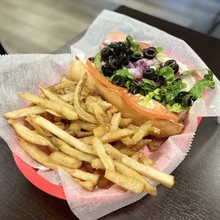 6&quot; Italian Sub and Fries - $7.99 for lunch with a drink too