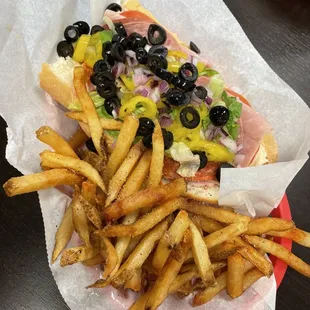 Italian Sub with light olives. :)