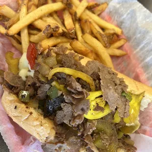 Philly cheesesteak lunch special