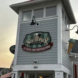 the front of the restaurant