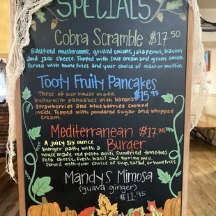 Specials 10-9-24