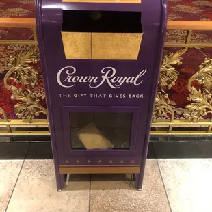 Crown royal bag drop off
