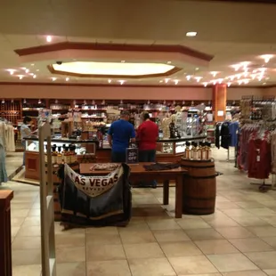 Back wall is where it's at, booze galore.