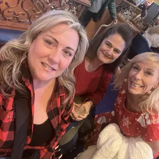 12/17/2024 Meetup to celebrate Xmas &amp; have $2.00 drinks! Me, Sarah &amp; Beth