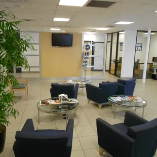 Have a seat, we'll be done with your car soon!