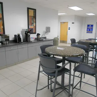 Need a coffee break? Sit down and pour yourself a cup.