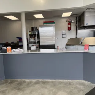 a view of the kitchen